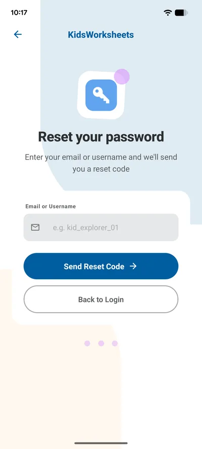 Reset password